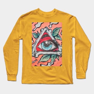 The all seeing eye Long Sleeve T-Shirt